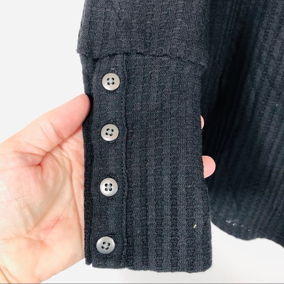 🔥MOVING SALE🔥 Chaser waffle knife black ribbed tee NWT - Picture 6 of 8